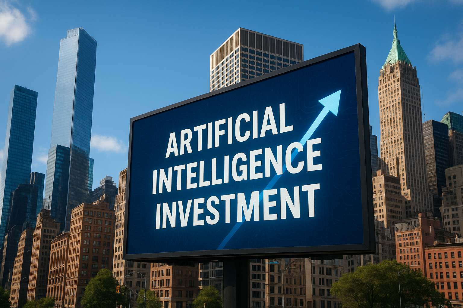 High-Tech Investment in NYC Skyline