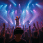 Konser hybrid 2025 dengan teknologi VR di dunia musik digital.
