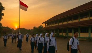 Pagi Cerah di Sekolah Jawa Barat